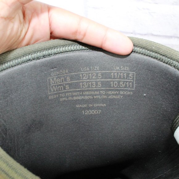 The Original Muck Boot Company Unisex Green Rubber Waterproof Rain Boots 13-13.5 - Picture 7 of 8